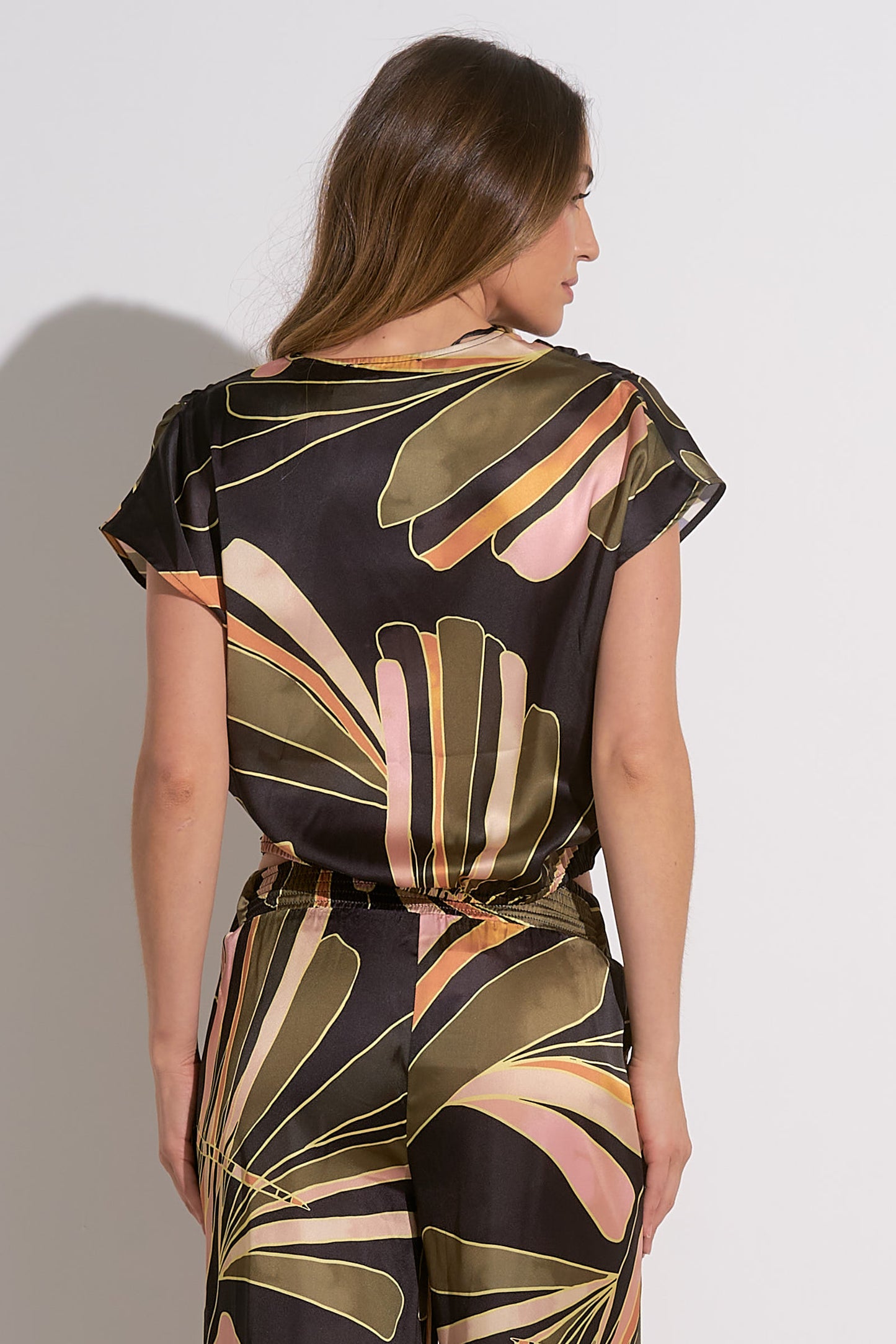 Sierra Tropical Printed Top