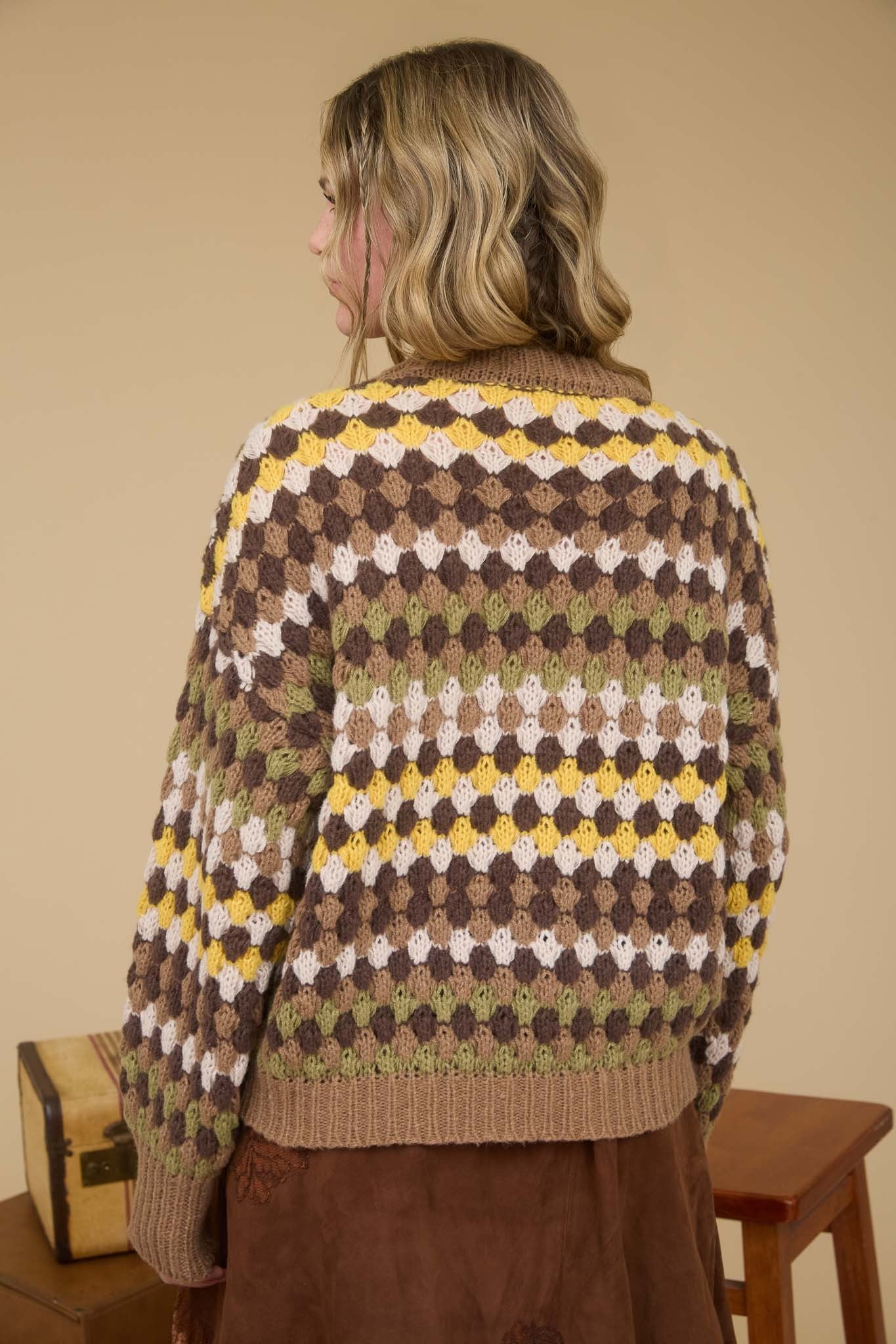 Chrissly Multicolor Pullover Sweater