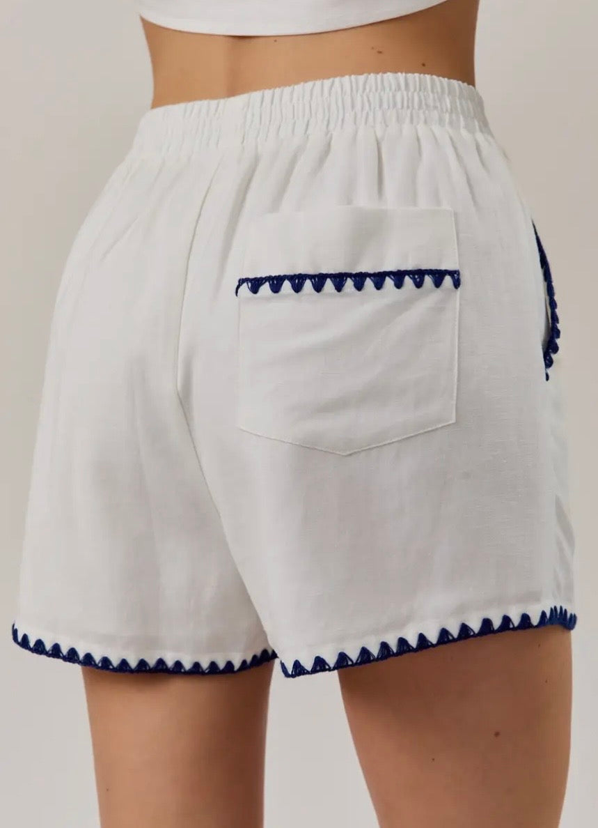 Pauline Stitch Detail Shorts