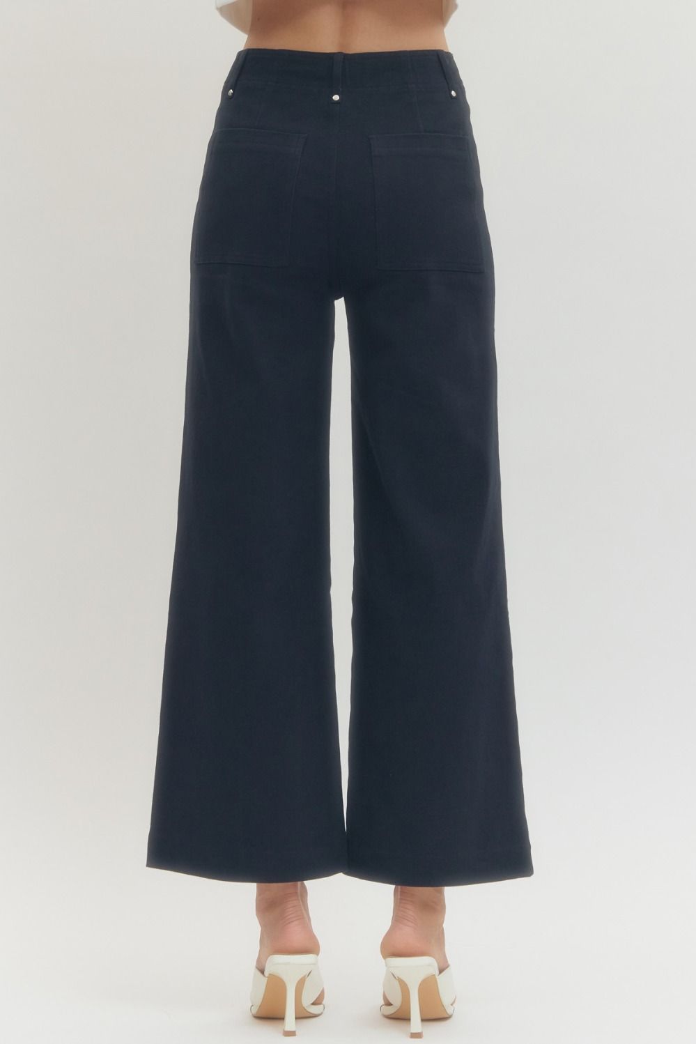 Dakota High Rise Wide Leg Pants | Navy