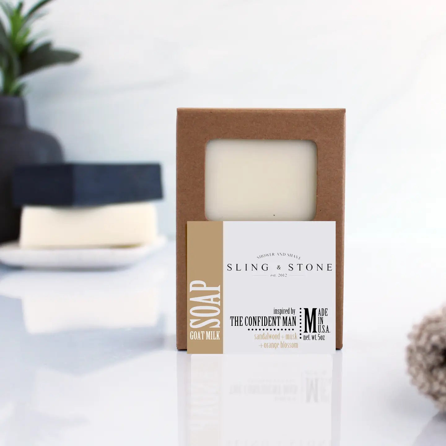 Sling + Stone Men’s Goat Milk Soap | The Confident Man