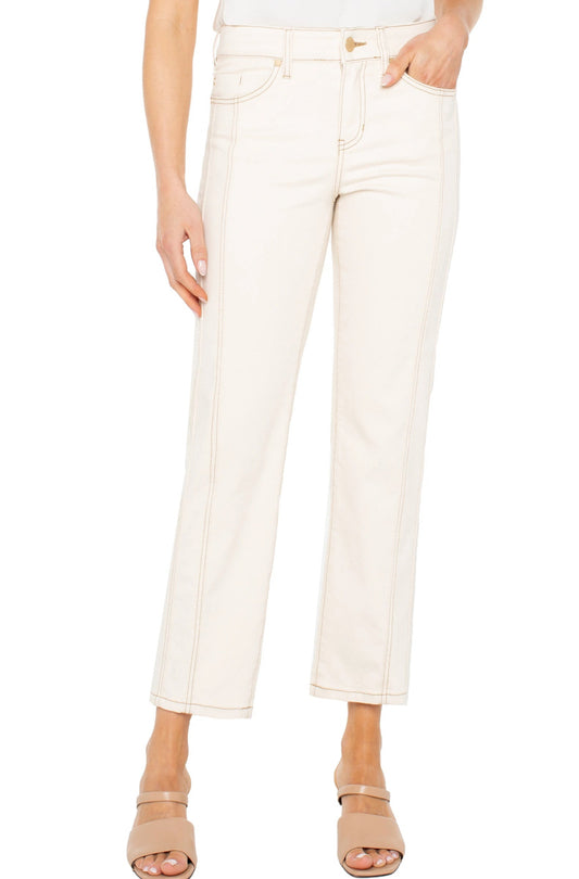 Liverpool Kennedy Crop Straight Seaming Detail | Seaside Dunes