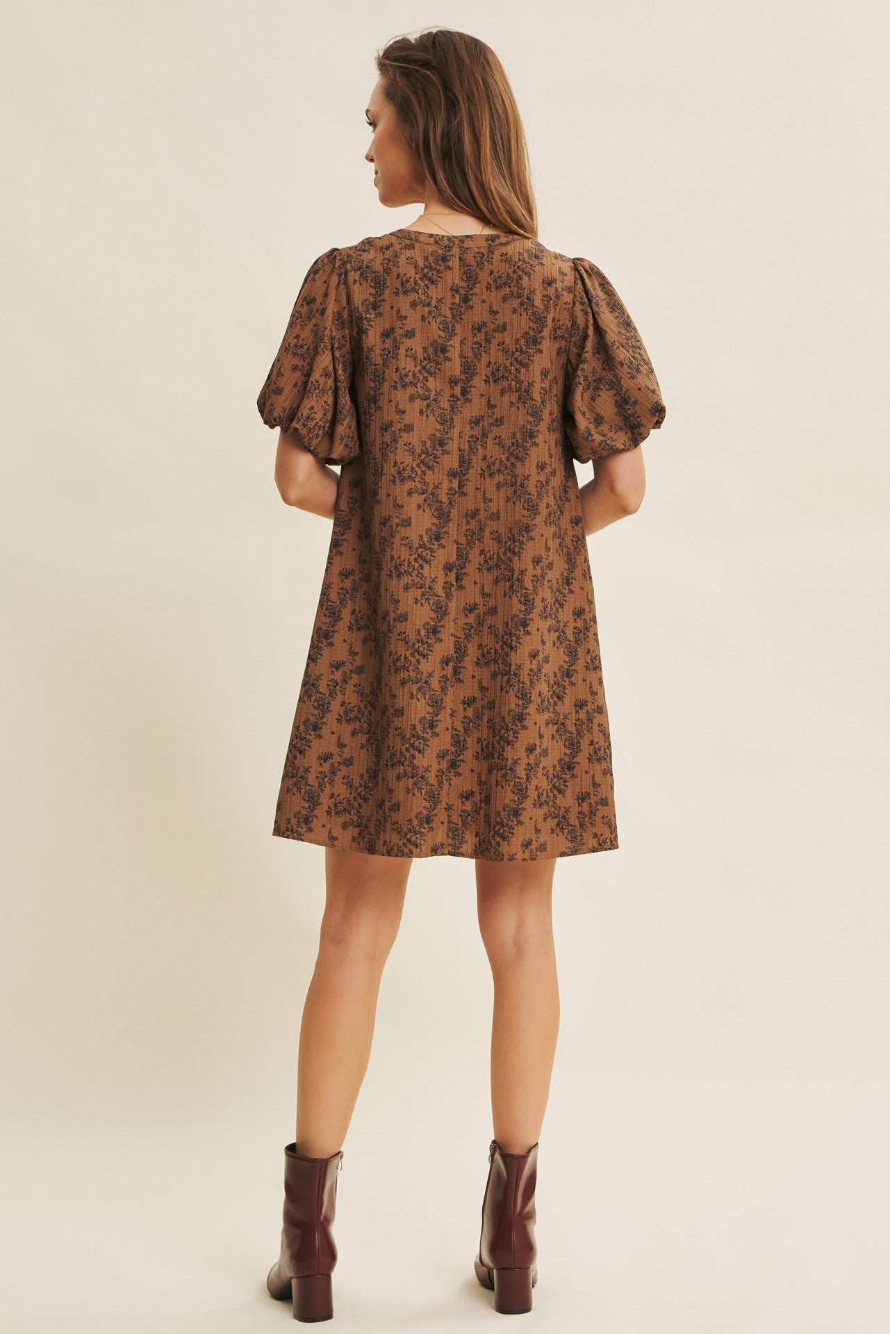 Kalani Textured Floral Dress