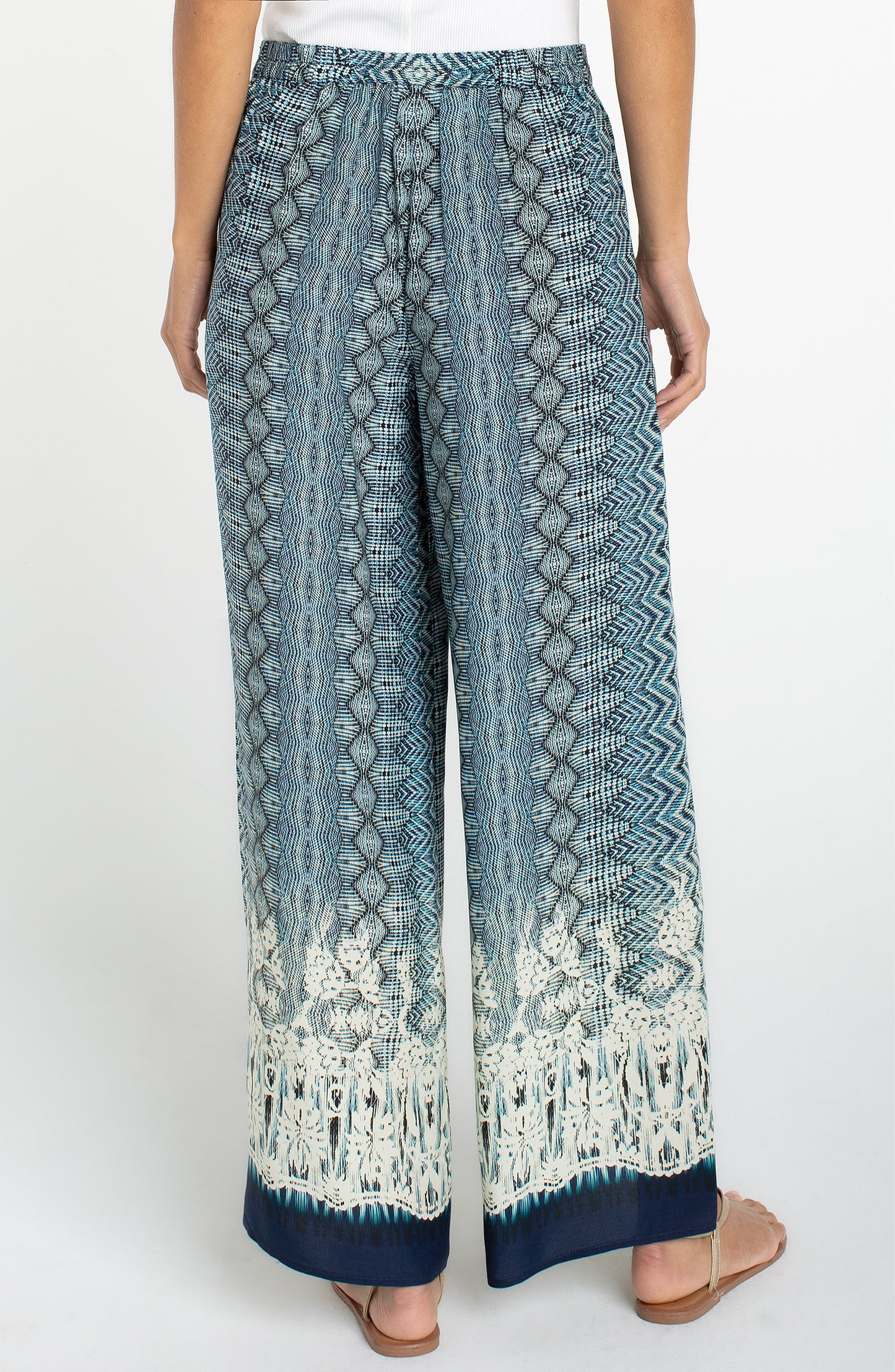 Liverpool Pull-on Palazzo Pants | Nomad Ikat
