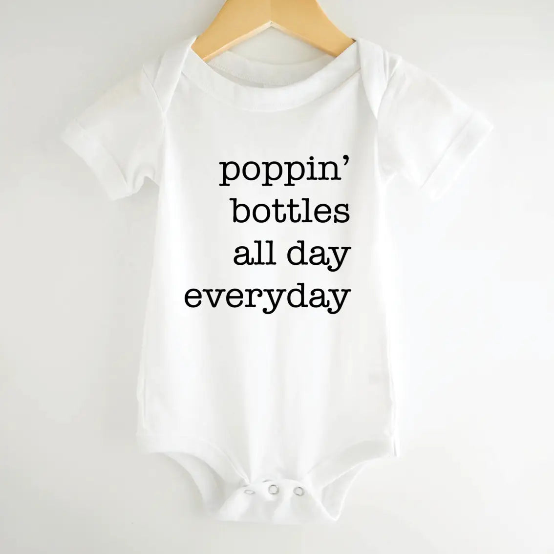 Poppin Bottles All Day Everyday Baby Onesie