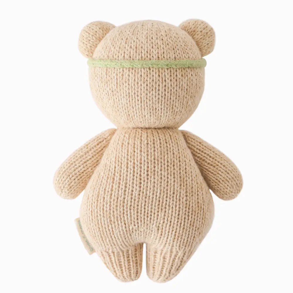 Baby Honey Bear (Ivory Floral) | Cuddle + Kind