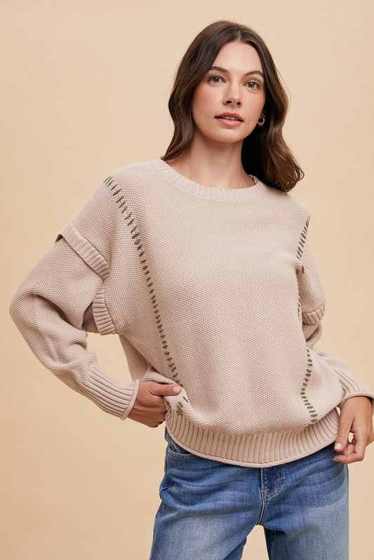 Katherine Contrast Sweater