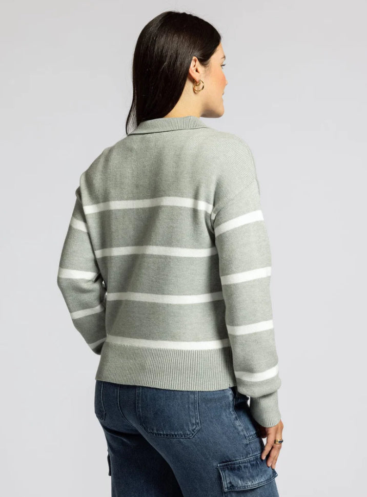 Lotus Stripe Sweater
