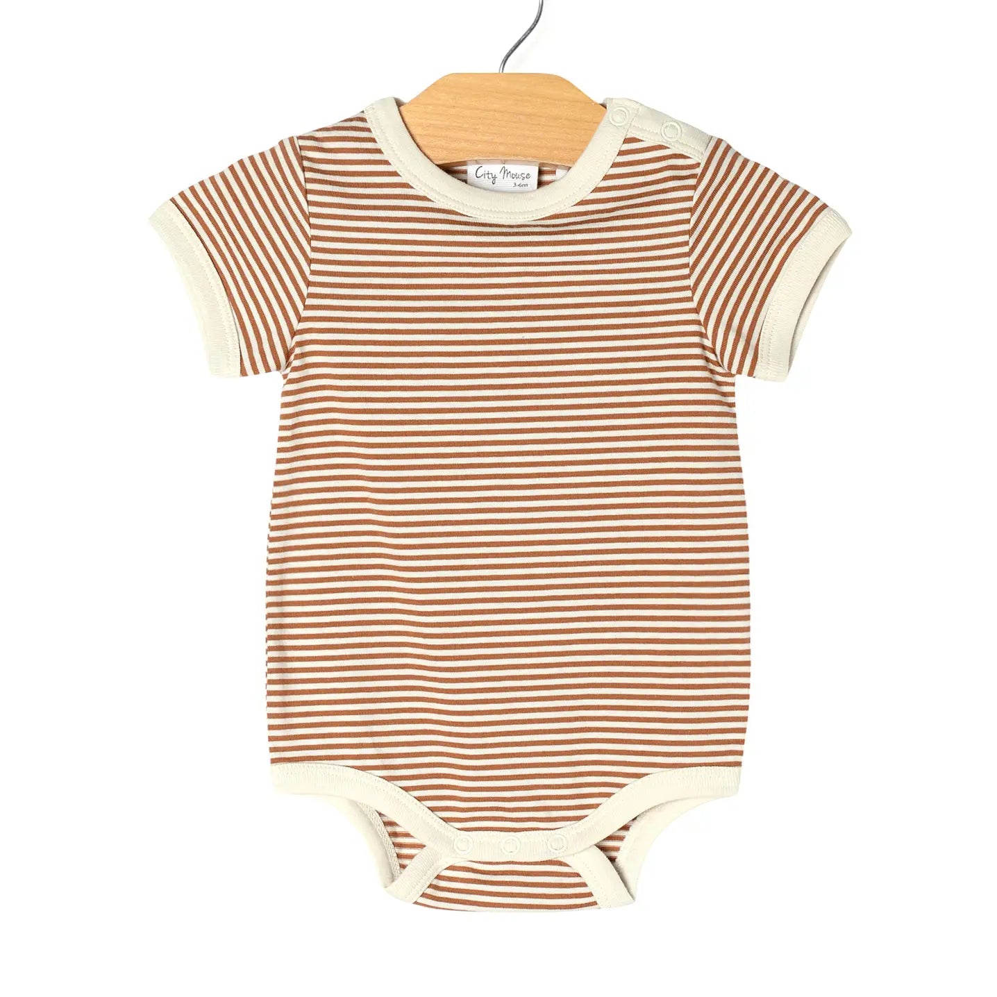 Baby Onesie | Toffee Stripe