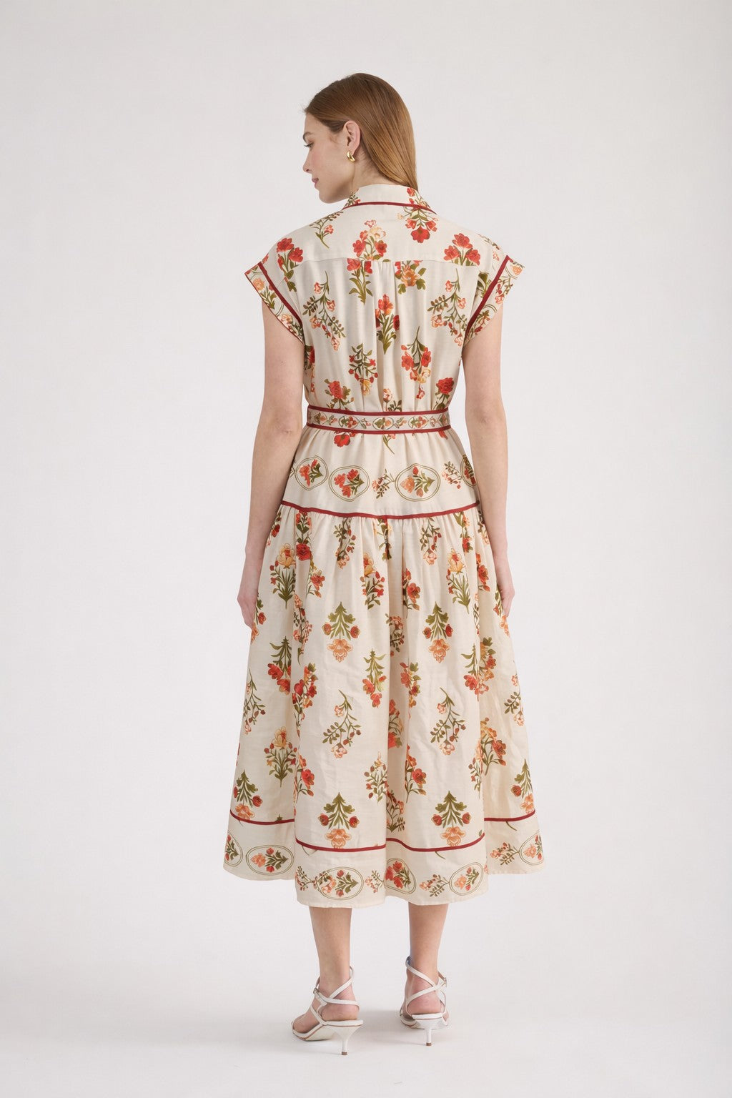 Kelsey Floral Printed Shirt Dress