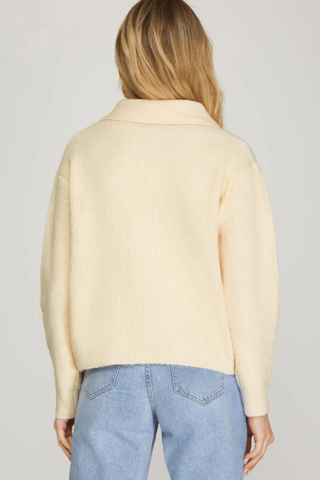 Stephy Button Down Sweater