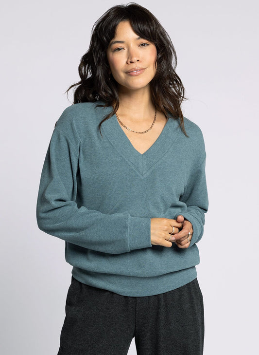 Manal Top | Spruce Heather