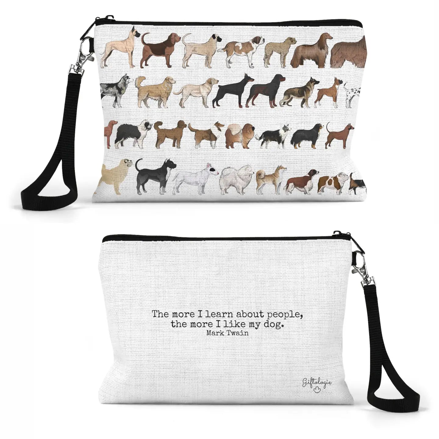 Dogs Zippered Bag