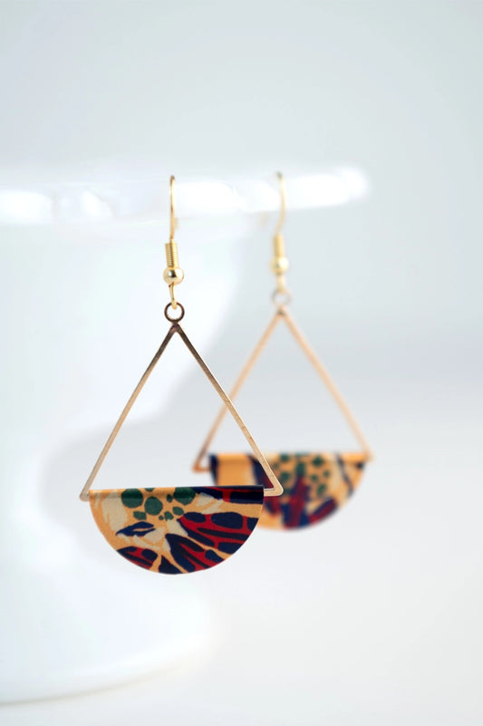 Clementine Dangle Earrings - Gold