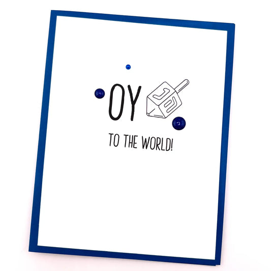 Hanukkah Oy To the World Card