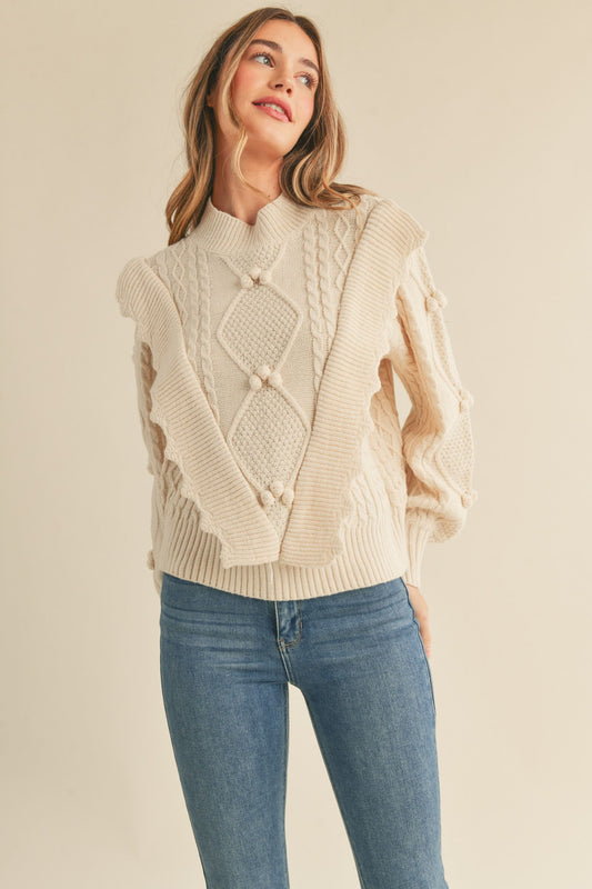 Maddi Cable Knit Sweater