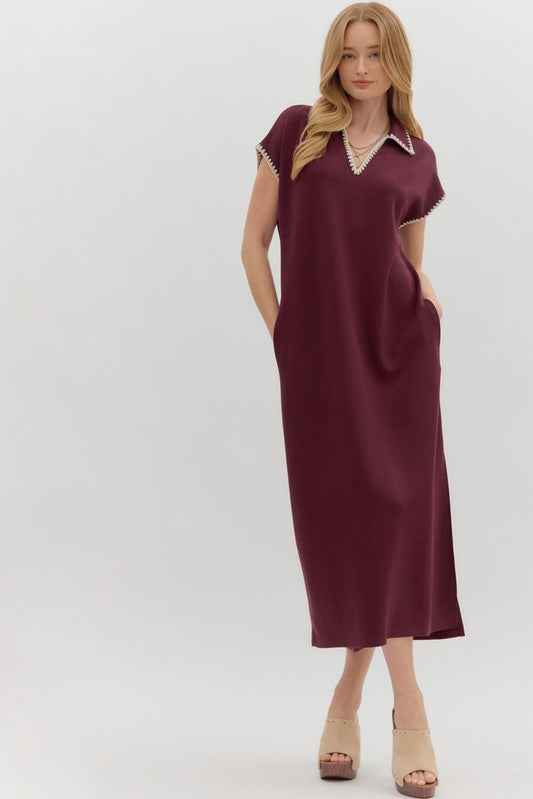 Amiya Jersey Midi Dress