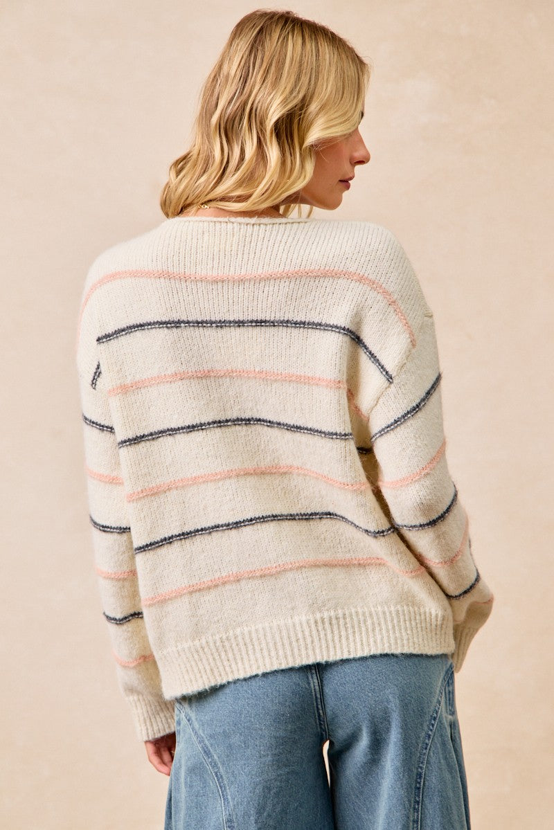 Kasey Stripe Cardigan