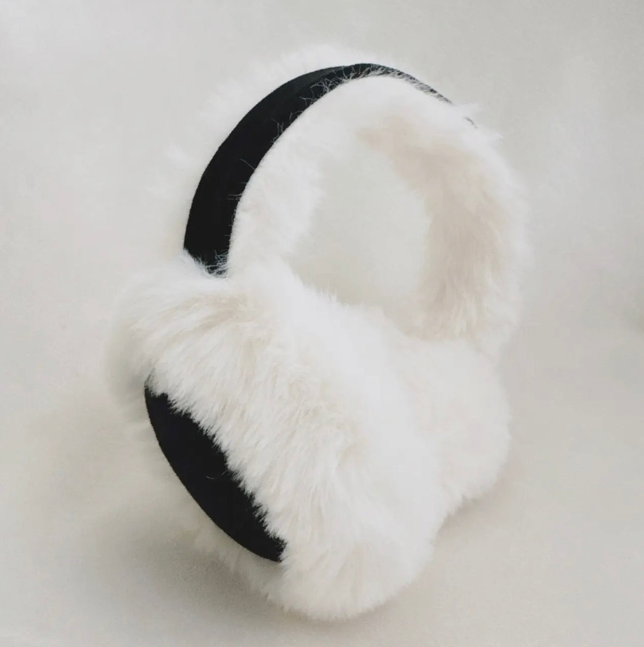 Snow Bunny Foldable Earmuffs | Black