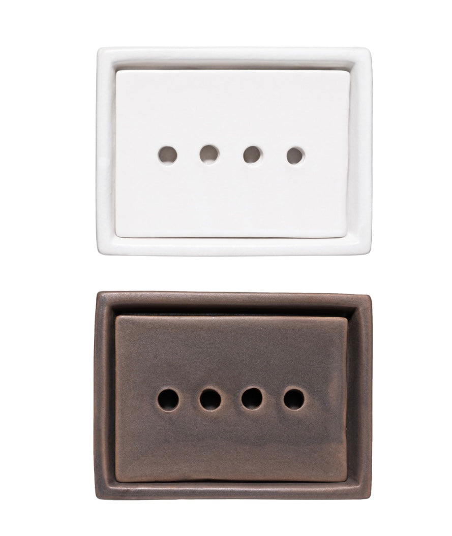Stoneware Soap Dishes