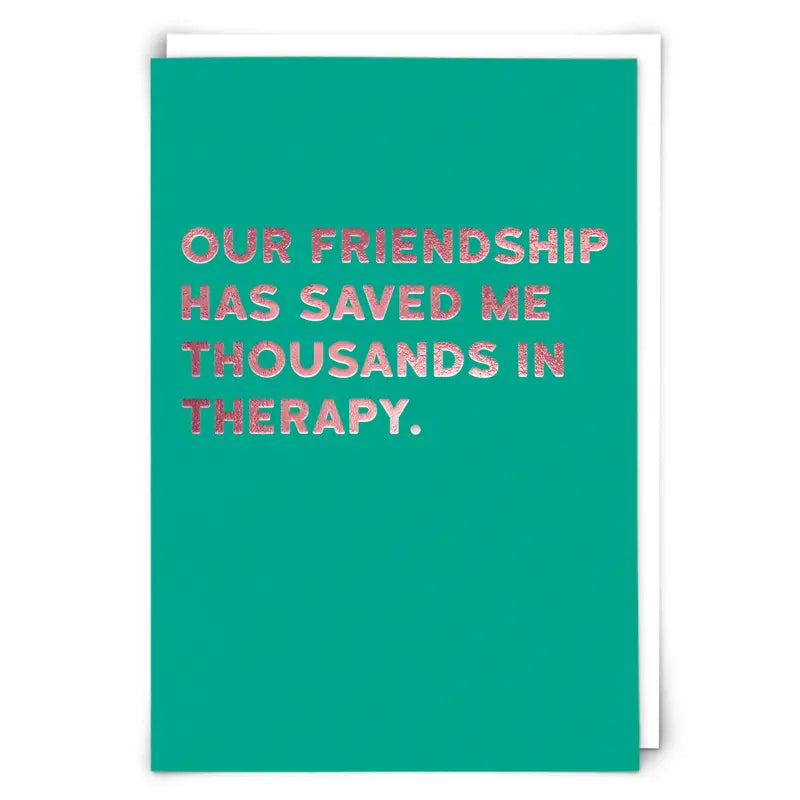 Therapy Greeting Card