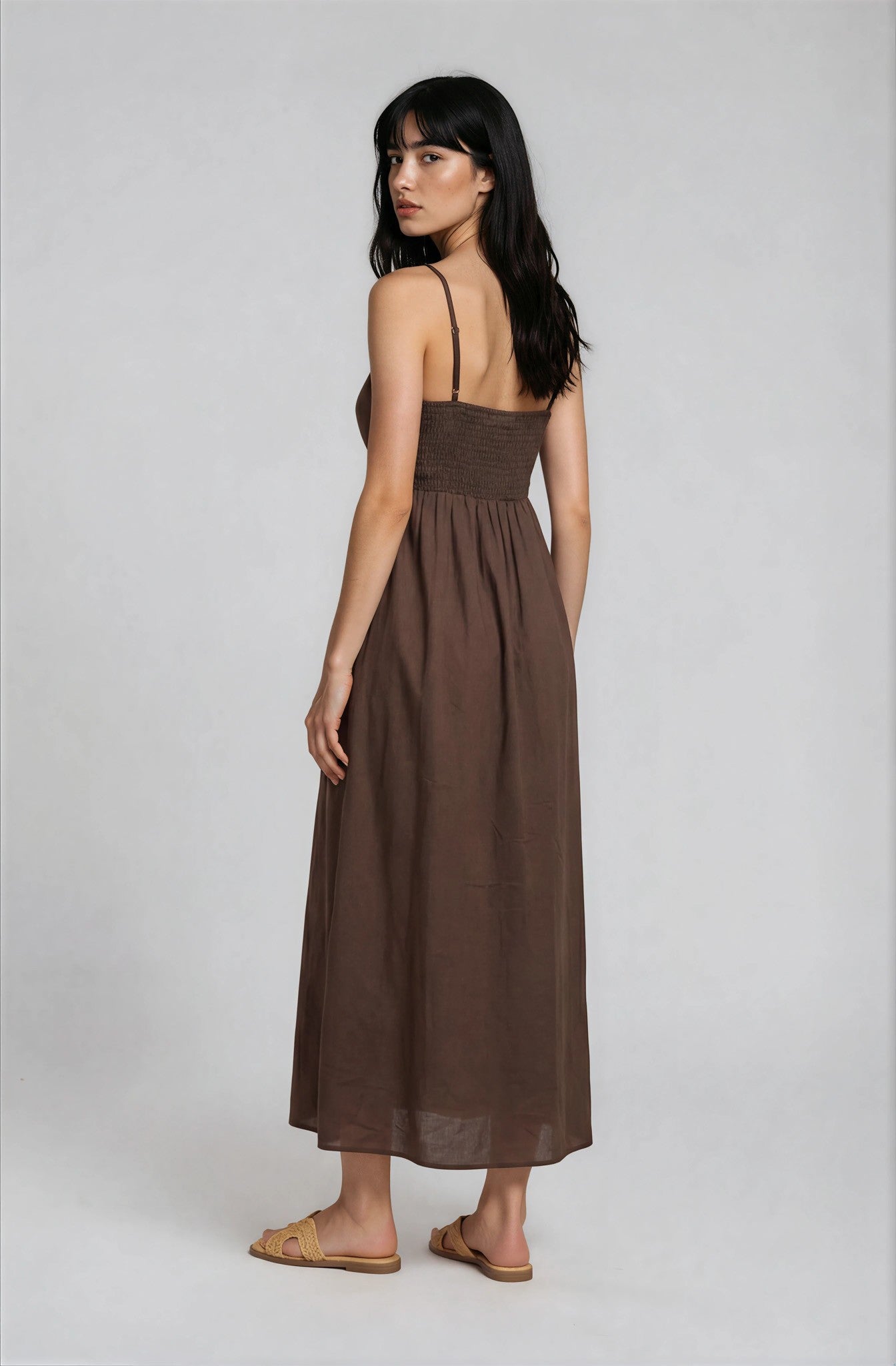 Adeline Pintuck Detail Dress