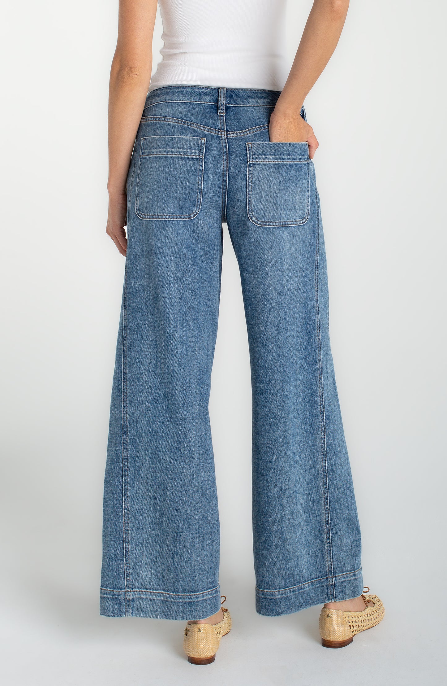 Liverpool Stride Wide Leg W/ Utility Details | Culver City
