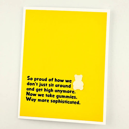 Get High Gummies Friend Card