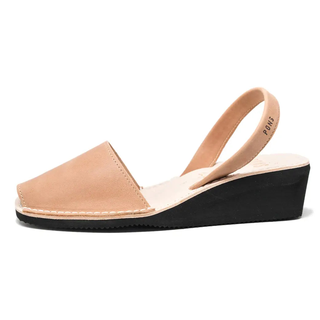 Pons Wedge Sandals | Tan
