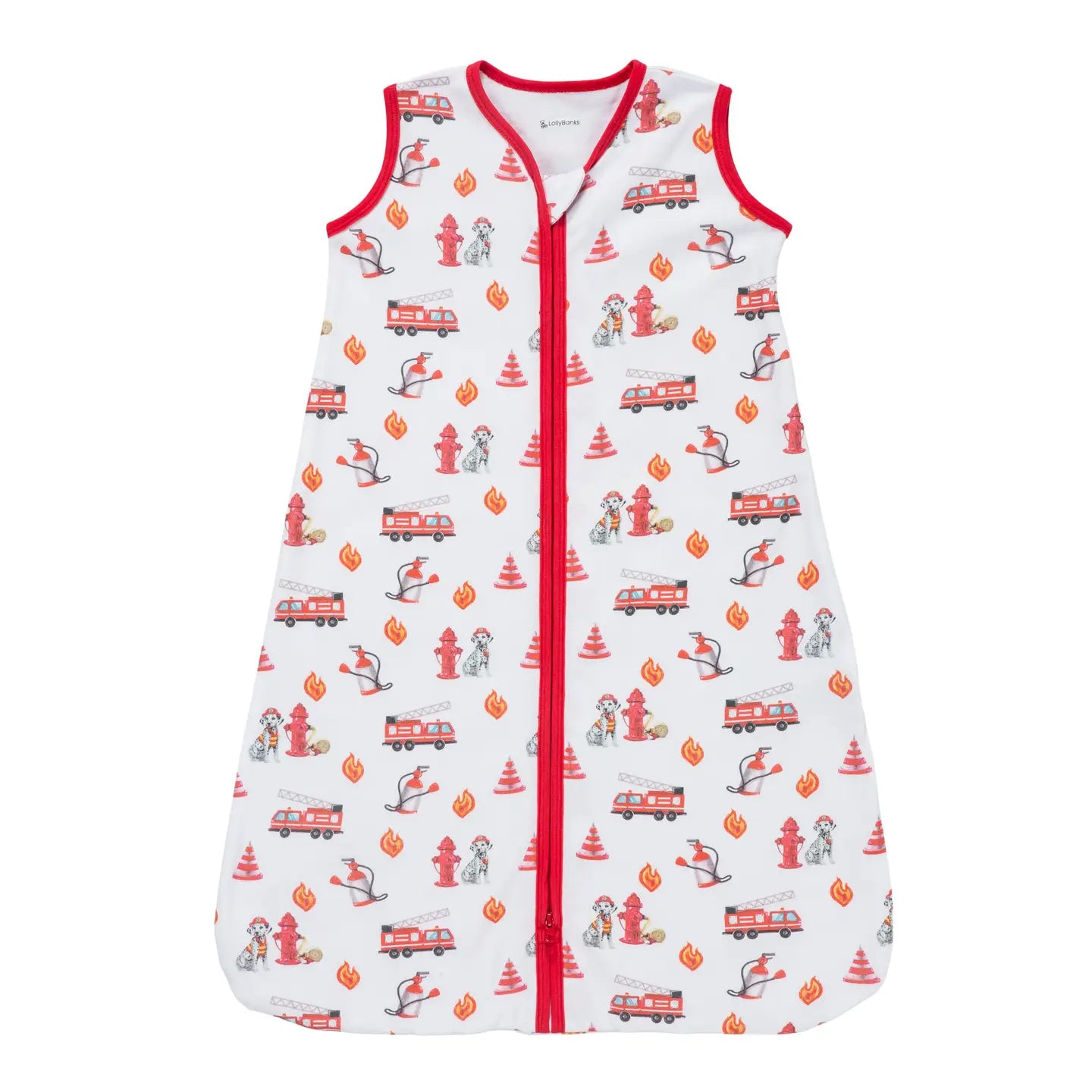 Fireman Baby Sleep Sack, 100% Organic Cotton