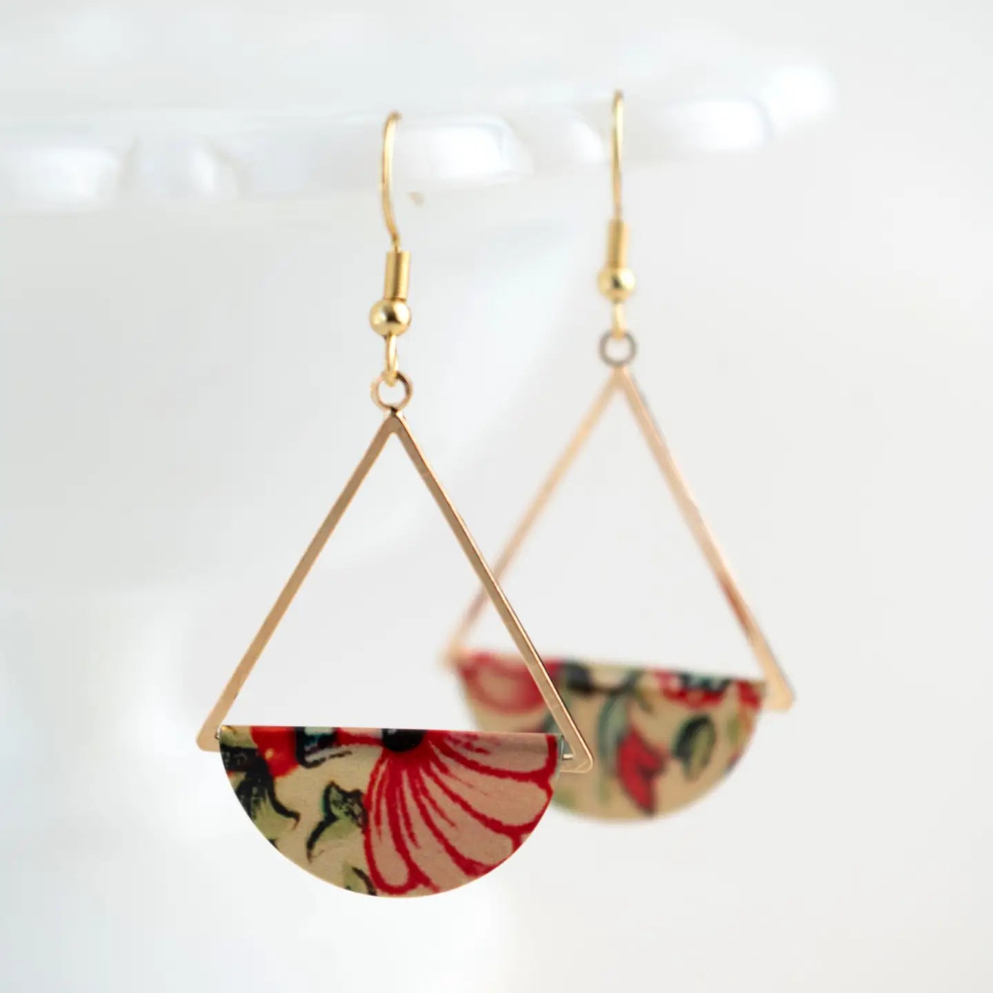 Garden Party Dangle Earrings - Gold