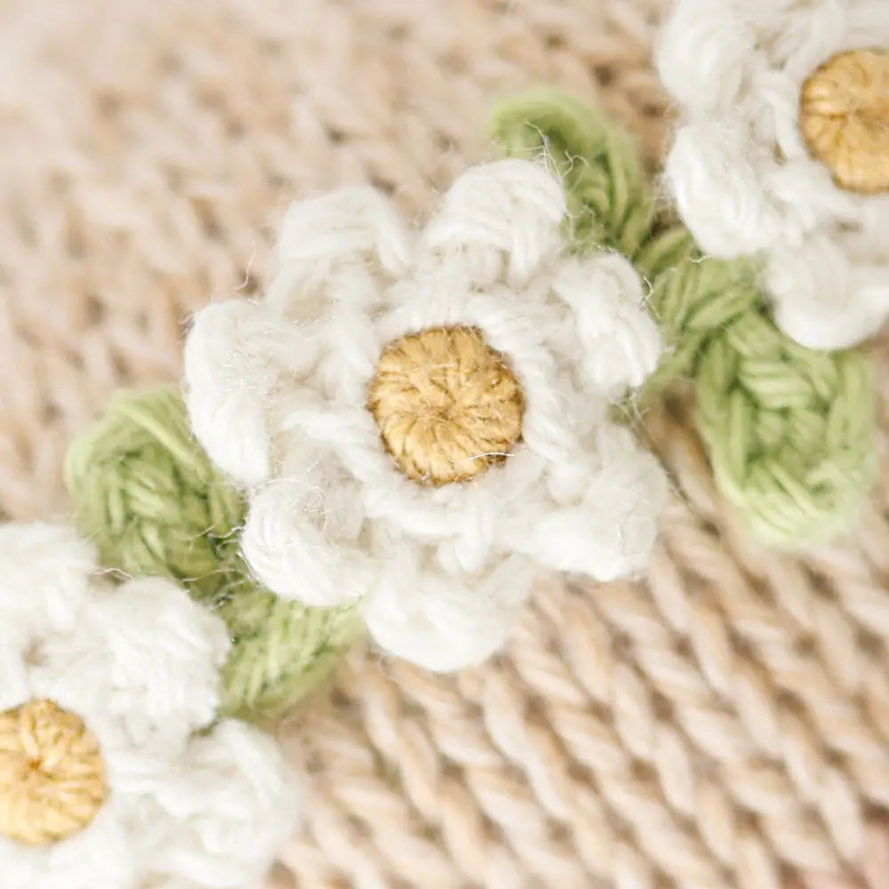 Baby Honey Bear (Ivory Floral) | Cuddle + Kind
