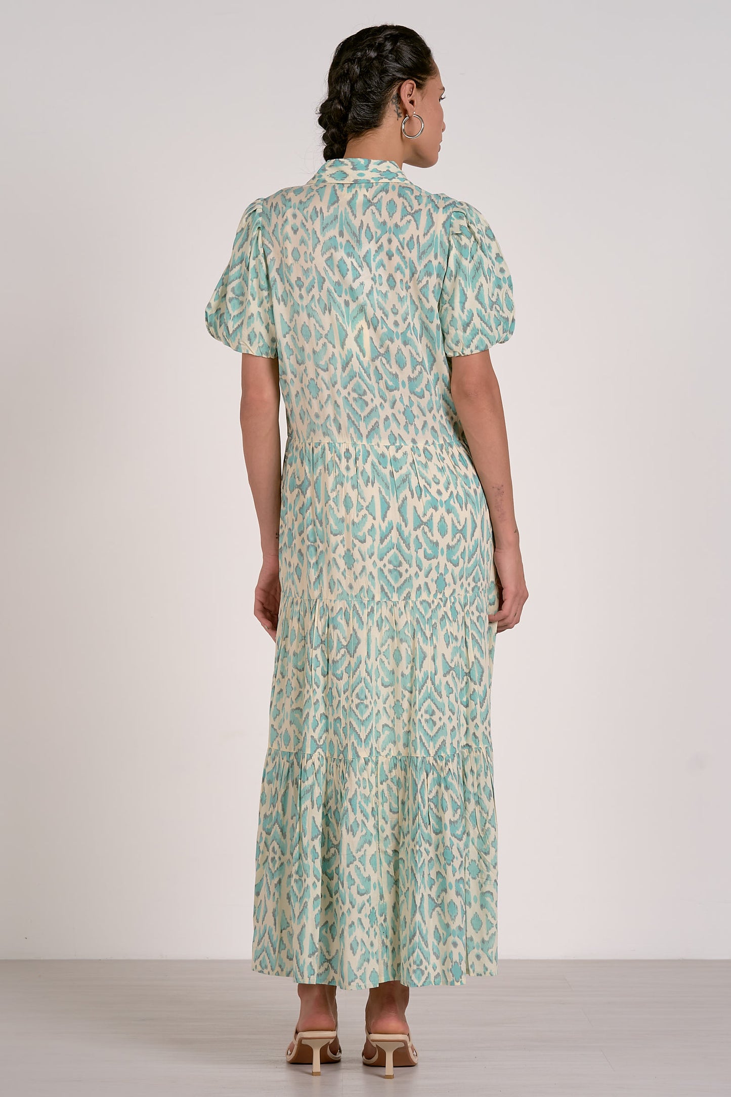 Shirley Blue Casablanca Maxi Dress