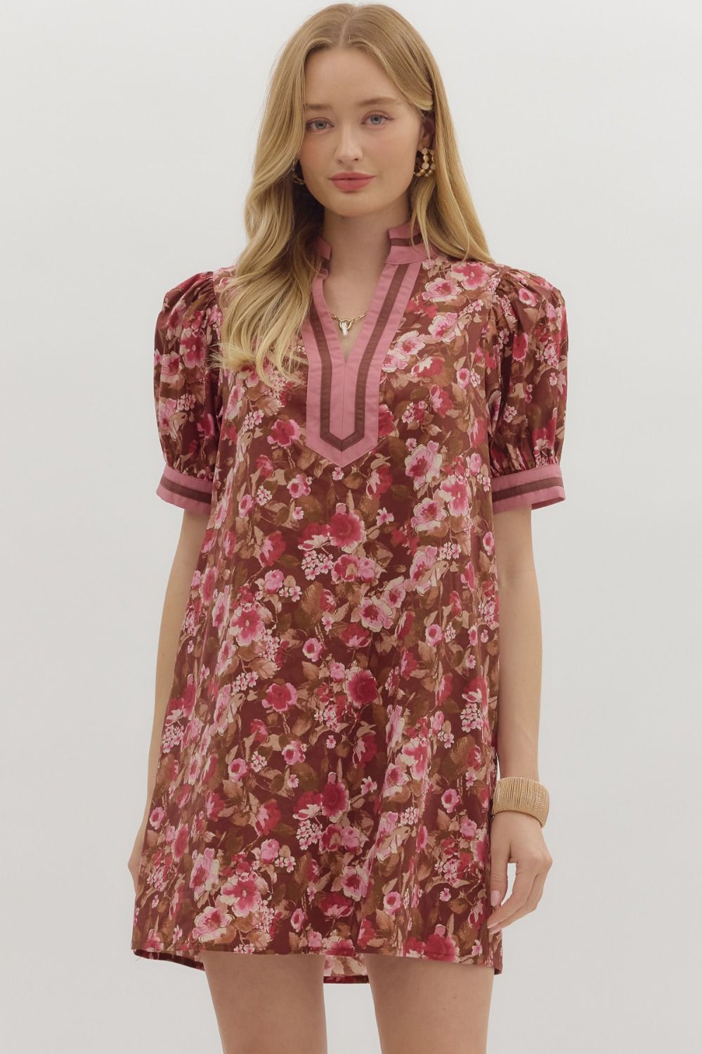 Addison Floral Print Dress