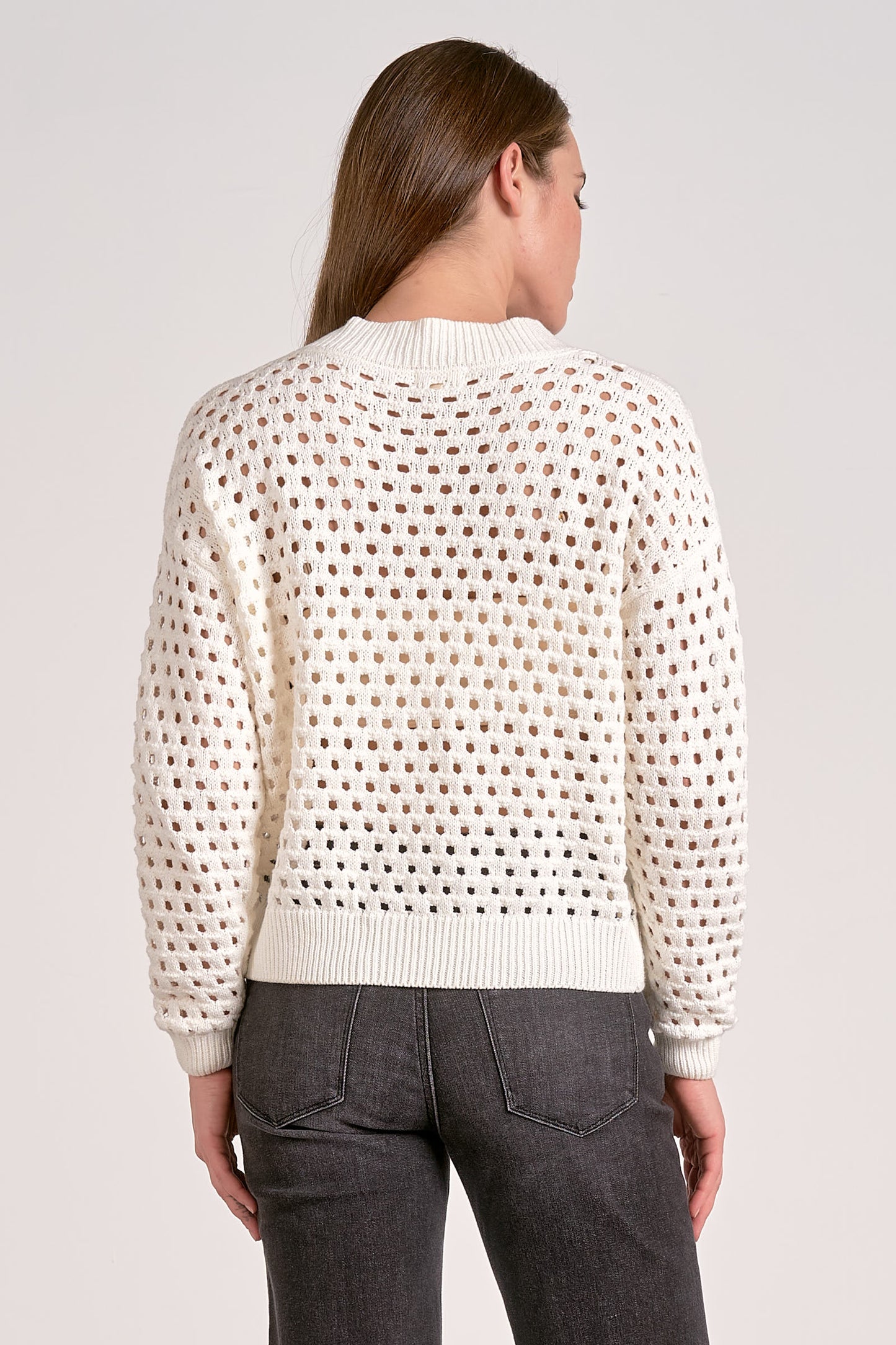 Eloise Crochet Jacket | White
