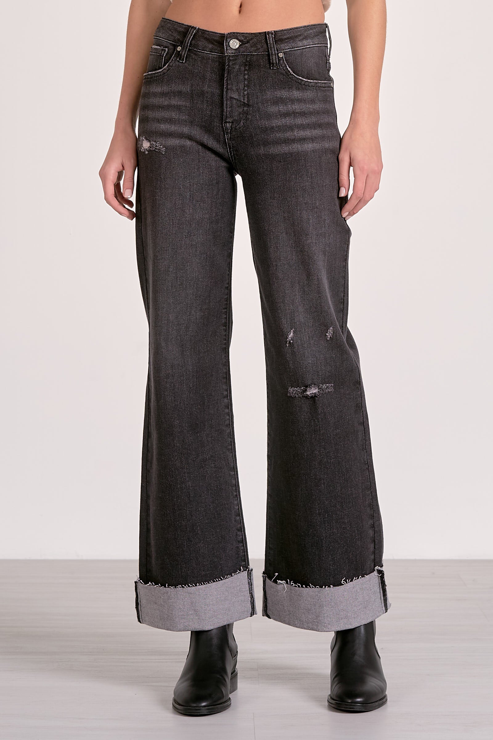 Annie Cuffed Wide Leg Pants