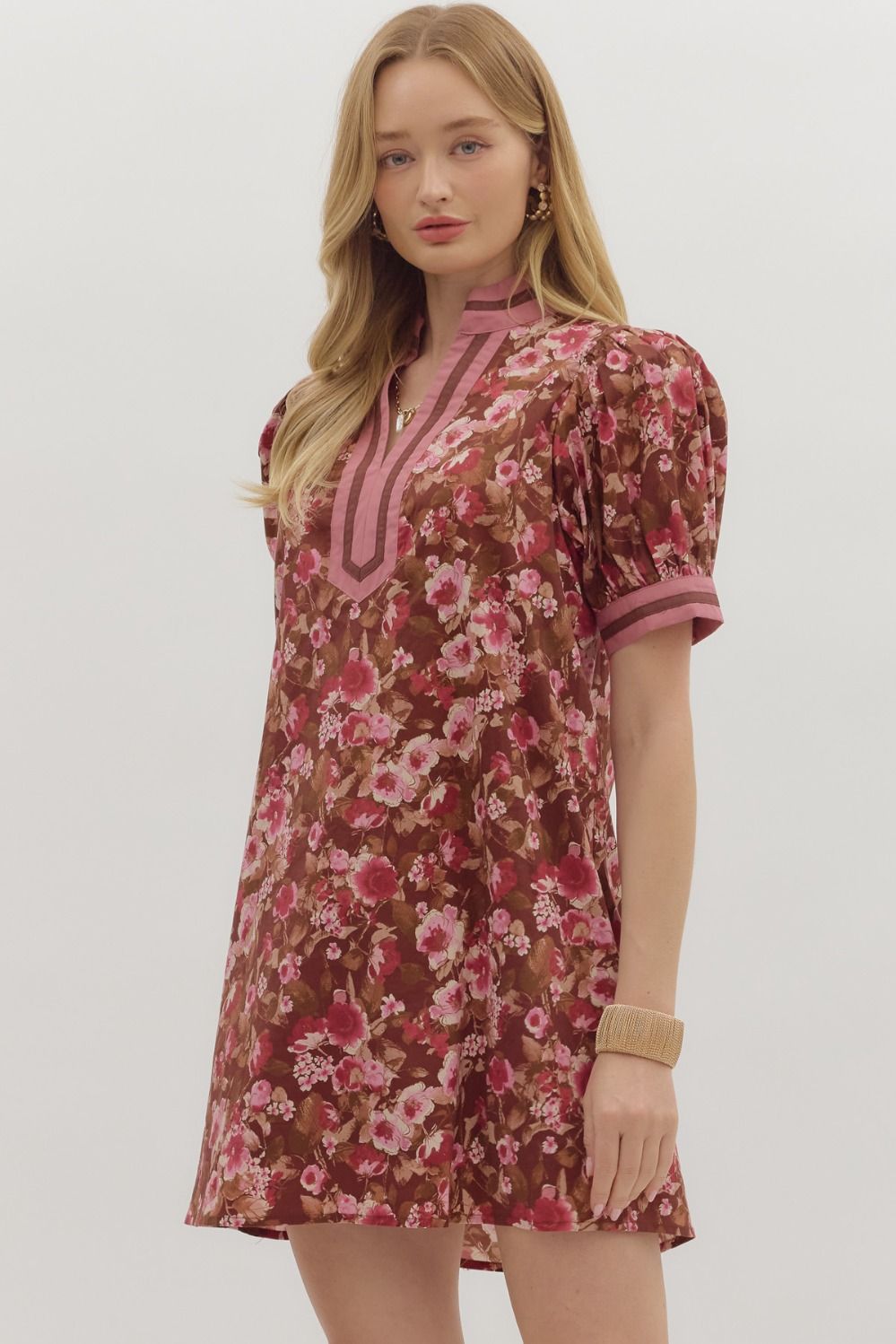 Addison Floral Print Dress