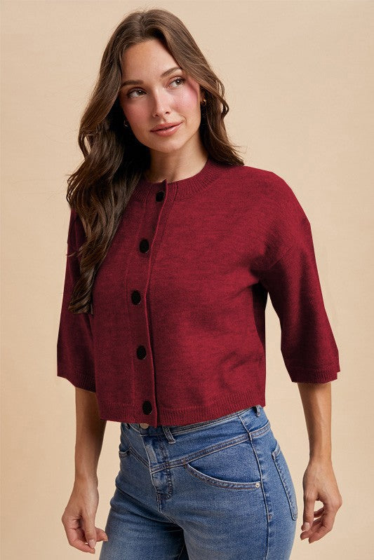 Zoey Half Sleeve Cardigan
