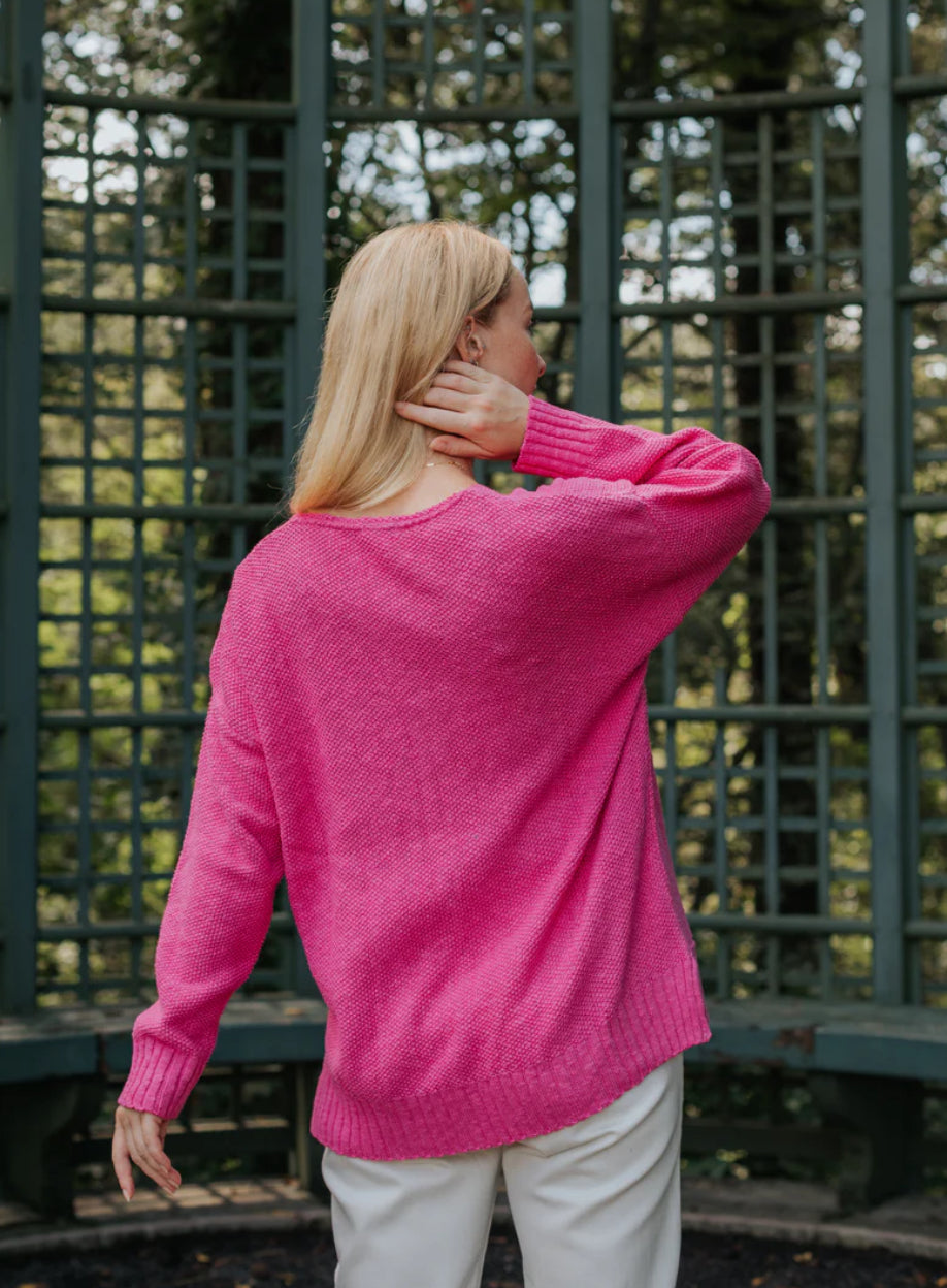 Long Sleeve Seed Stitch Top