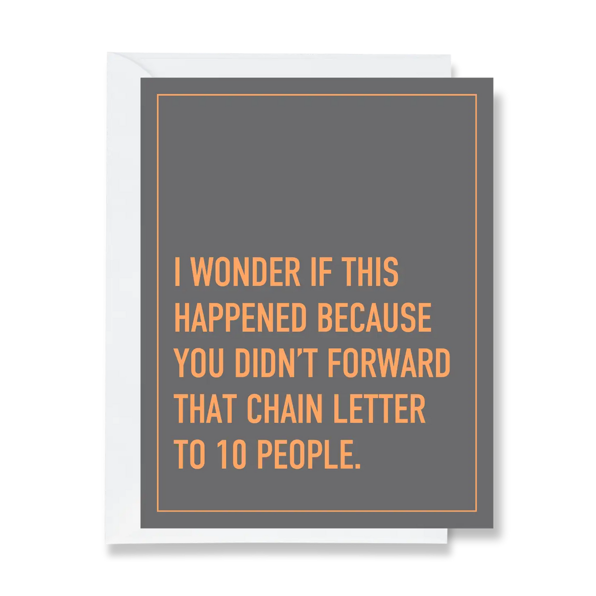 90's Chain Letter Greeting Card