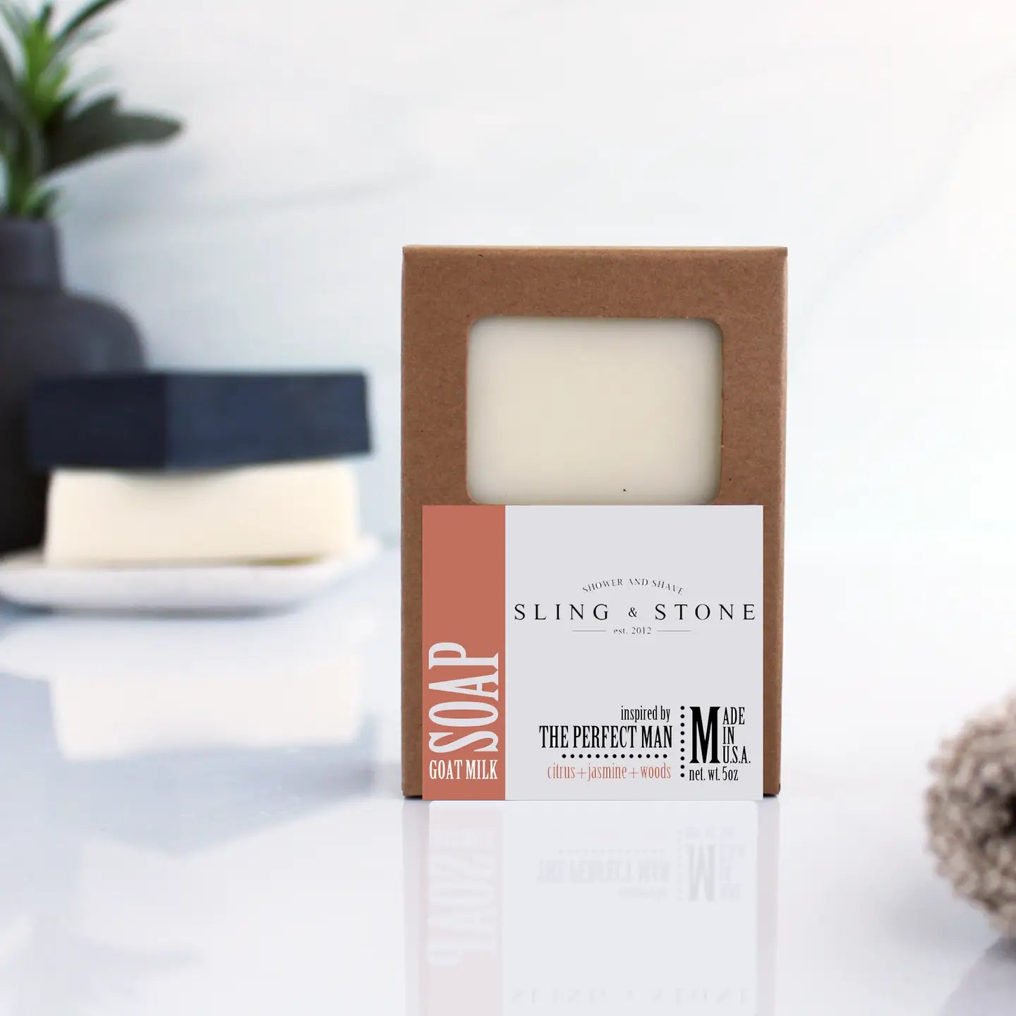 Sling + Stone Men’s Goat Milk Soap | The Perfect Man