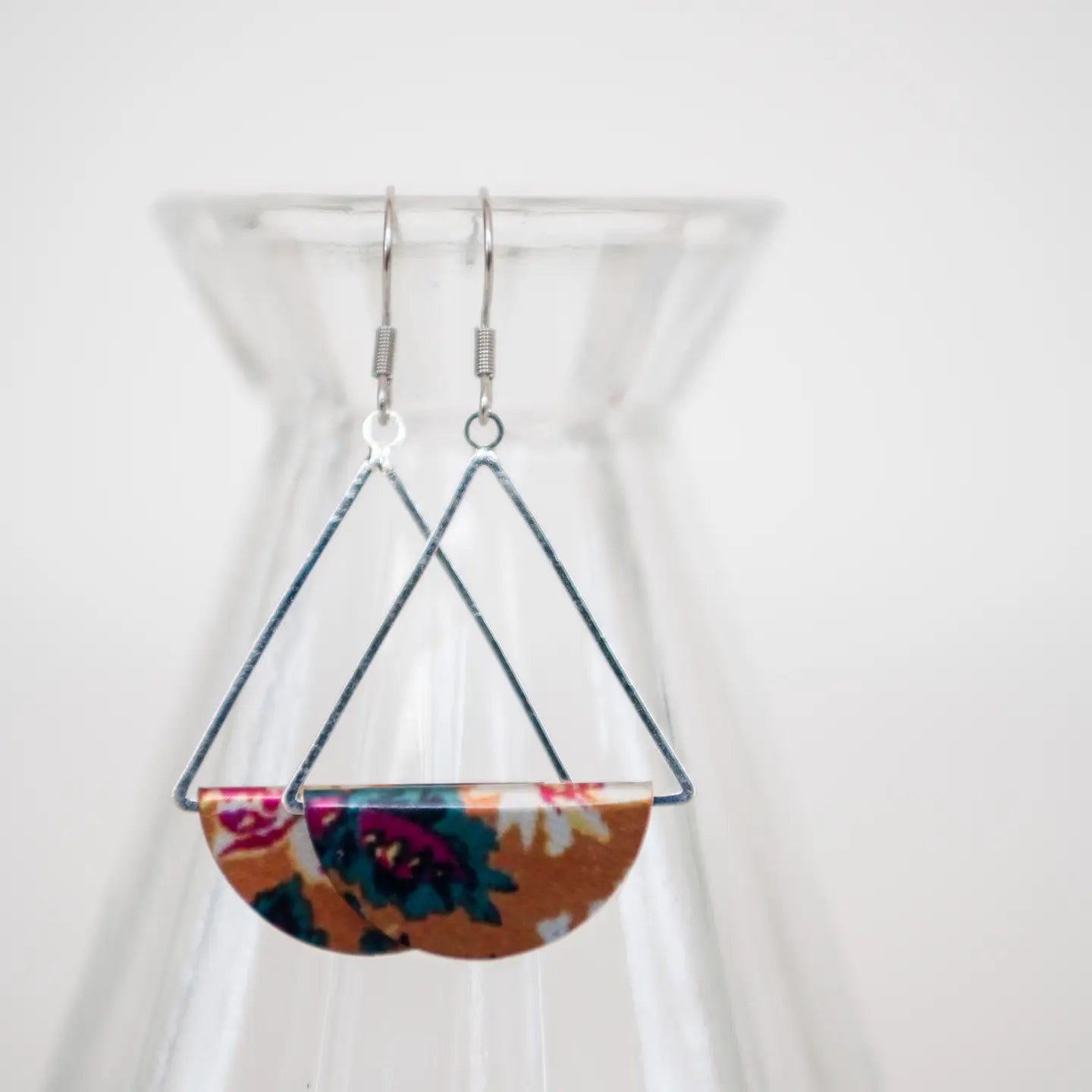 Harvest Florals Earrings - Silver