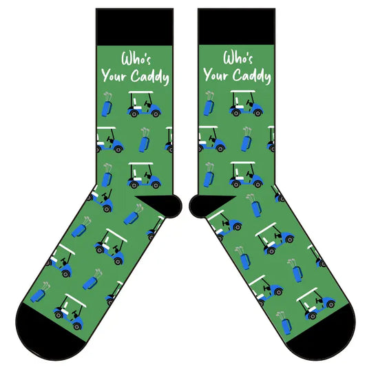Who's Your Caddy Golf Socks Golf Gift