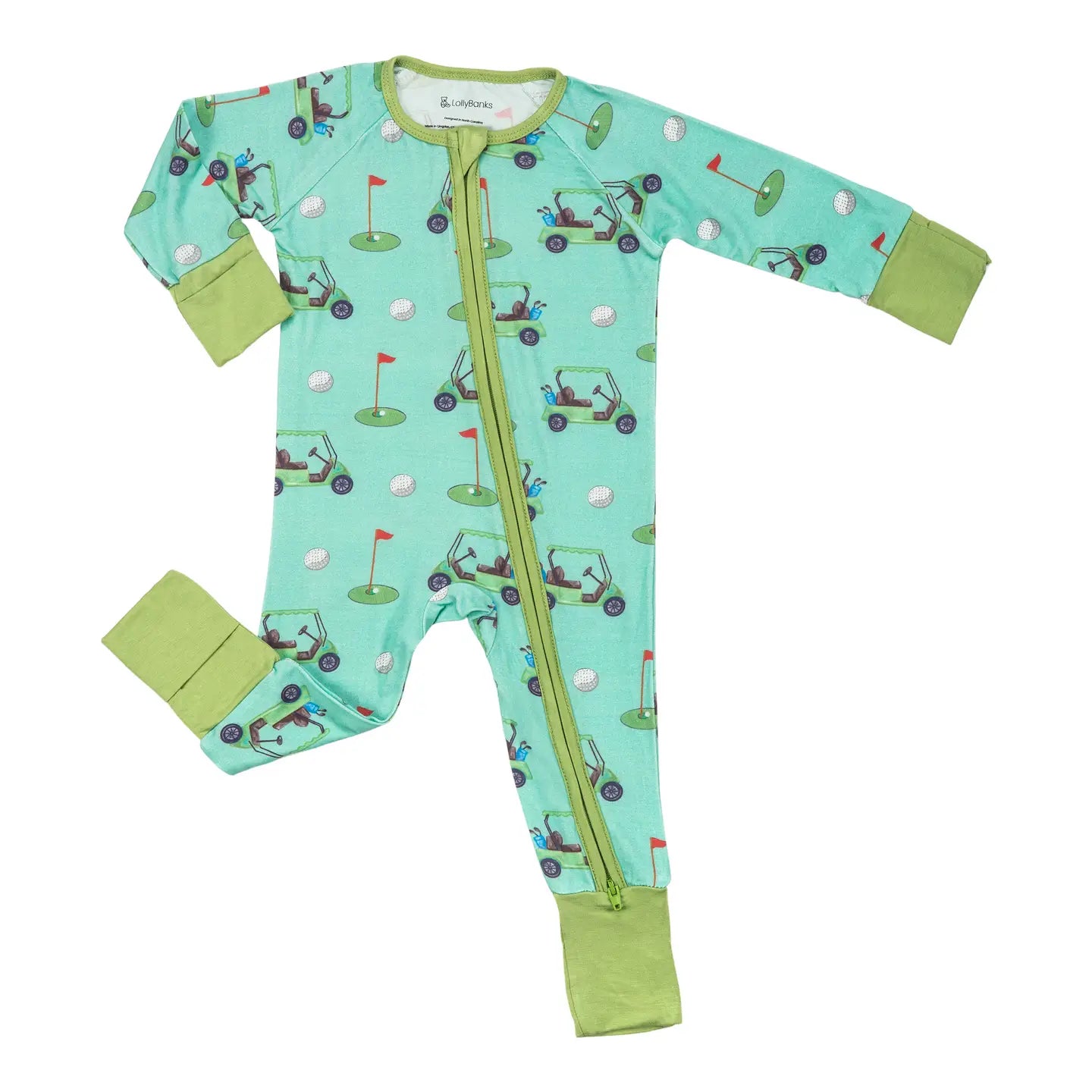 Golf a Round Baby Bamboo Pajamas