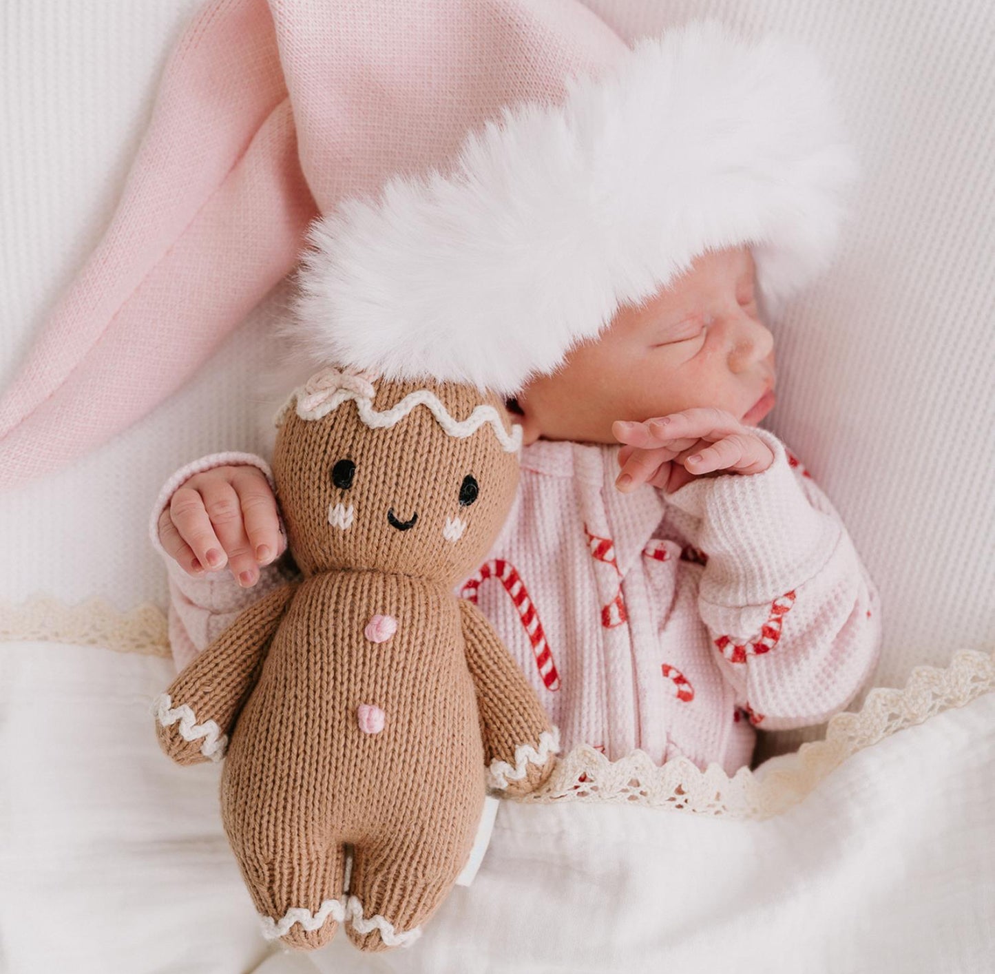 Baby Gingerbread (Pink icing) | Cuddle + Kind