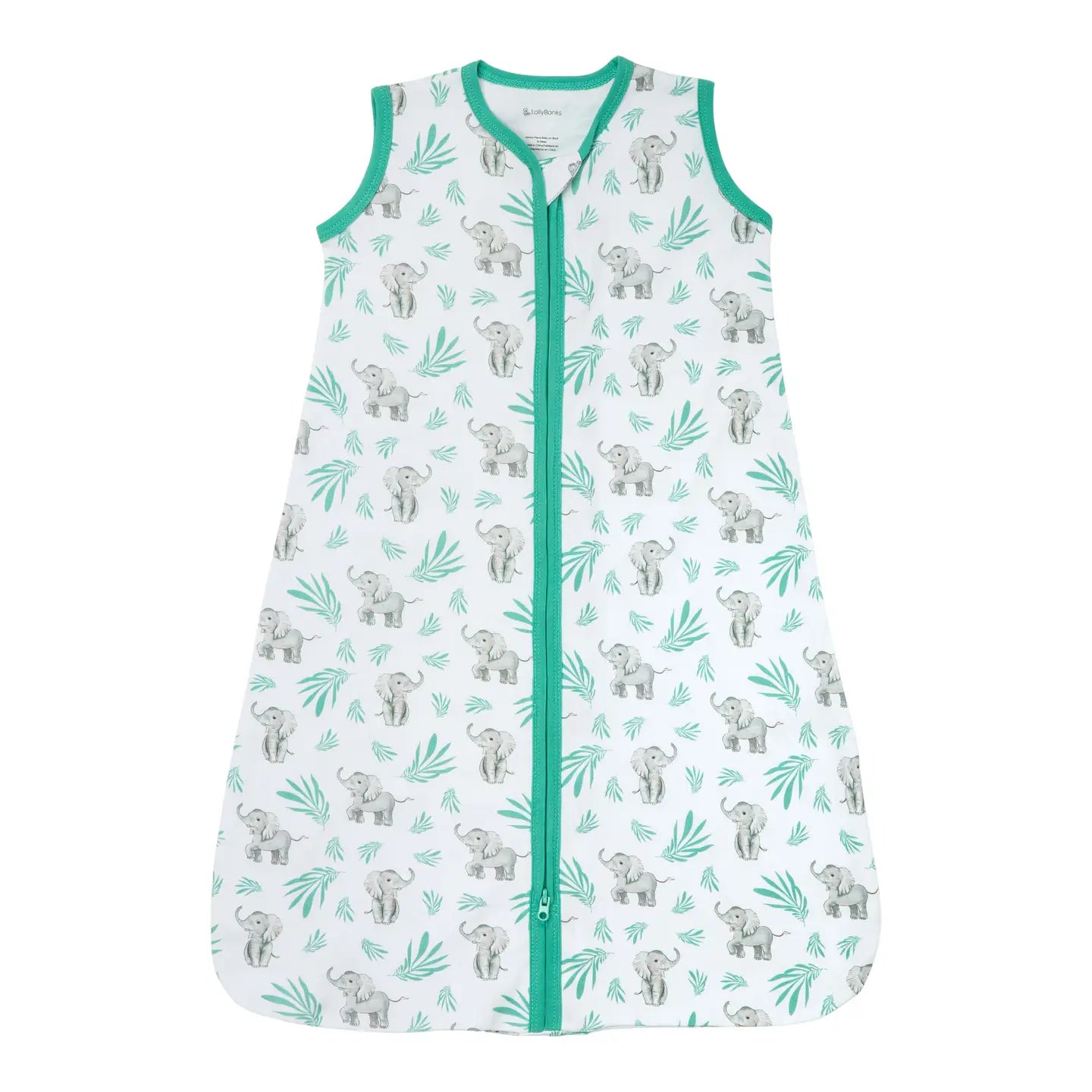 Elephant Baby Sleep Sack, 100% Organic Cotton