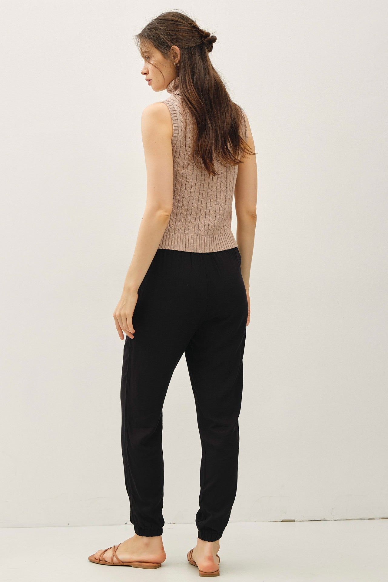Drawstring Jogger Pants | Black