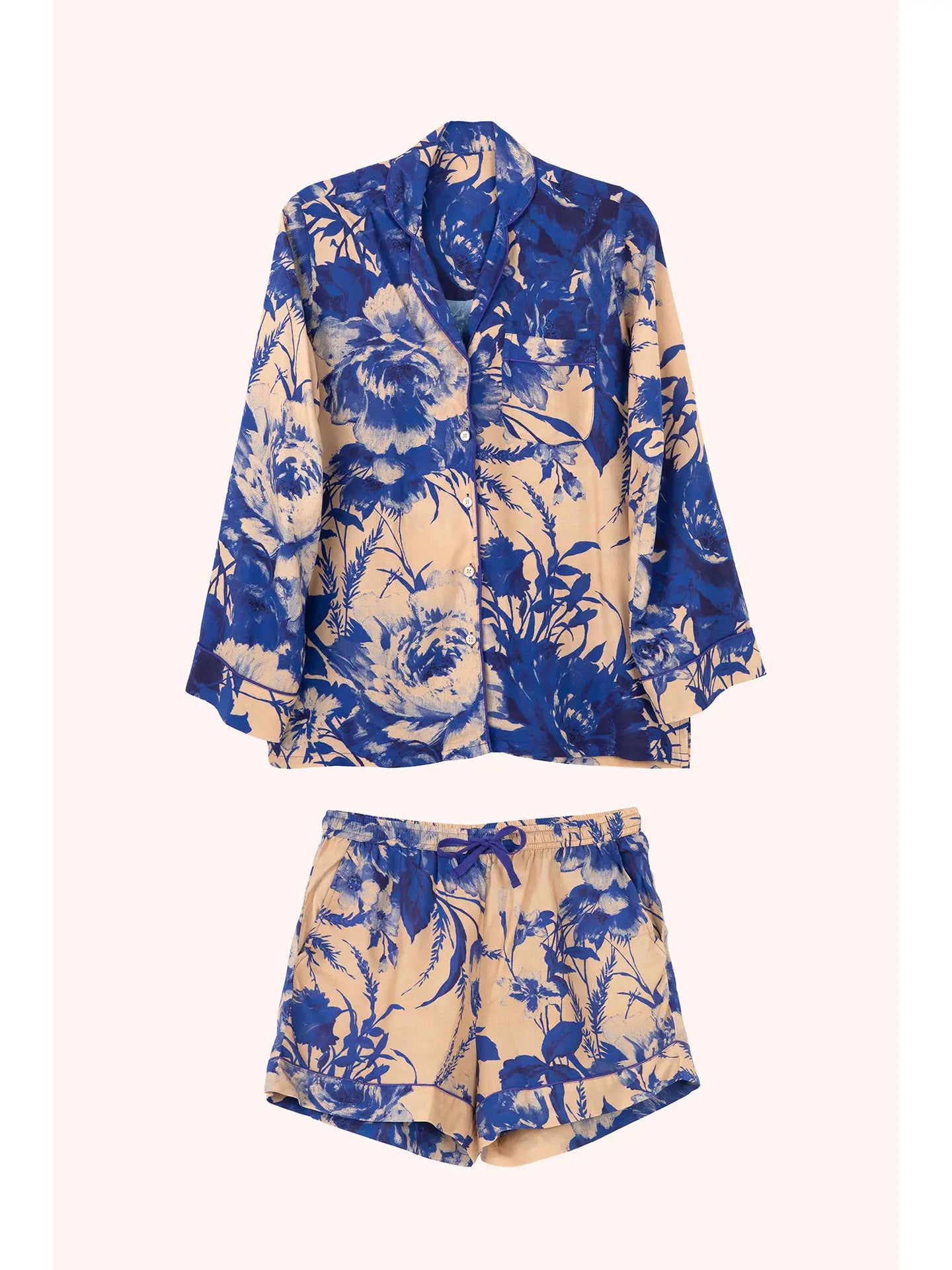 China Blue Blooms Supersoft Pyjamas