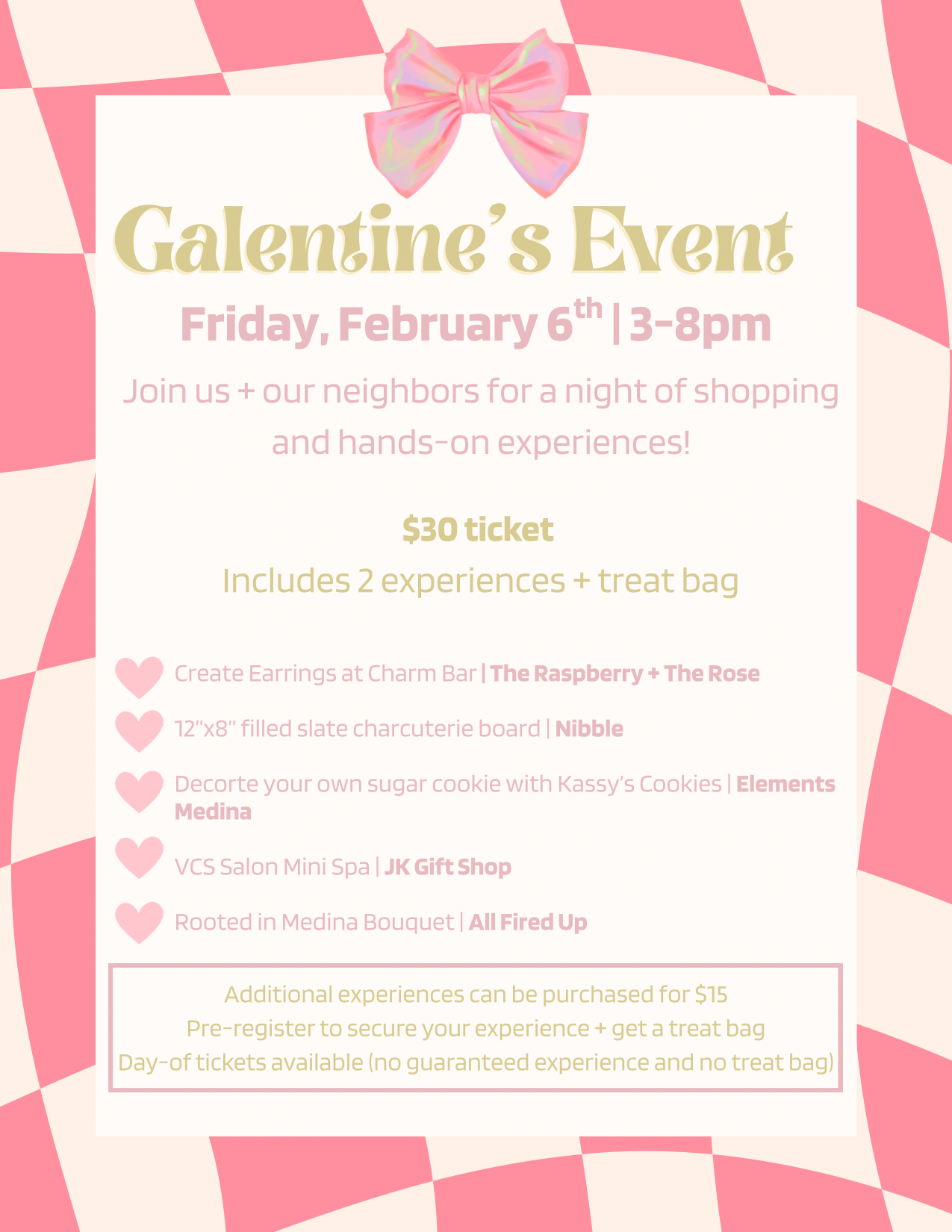 Galentine’s Shop Hop Event