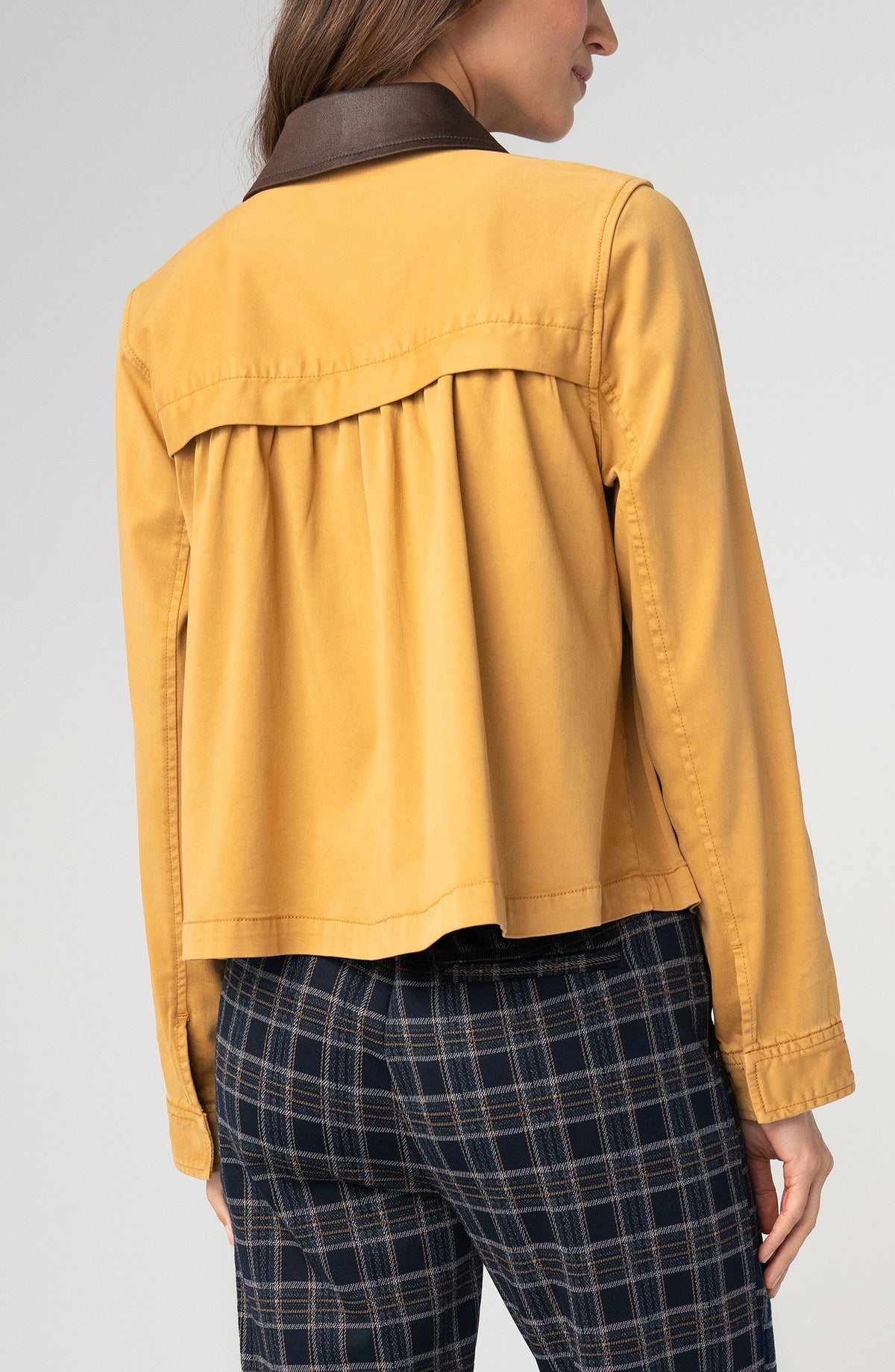 Liverpool Collared Swing Jacket | Gold Rush
